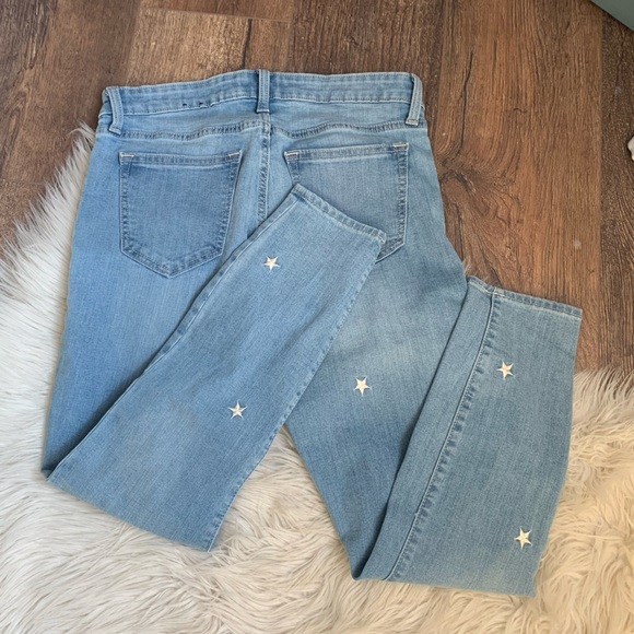 Gap Denim Legging Jeans With Embroidered Stars - Picture 6 of 10